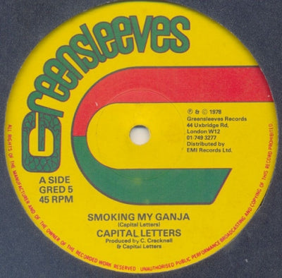 CAPITAL LETTERS - Smoking My Ganja