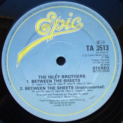THE ISLEY BROTHERS - Between The Sheets / Summer Breeze / Harvest For The World