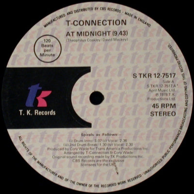 T-CONNECTION - At Midnight / Playin' Games