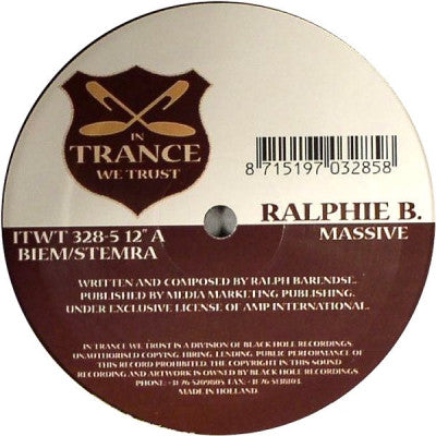 RALPHIE B - Massive / Disclosure