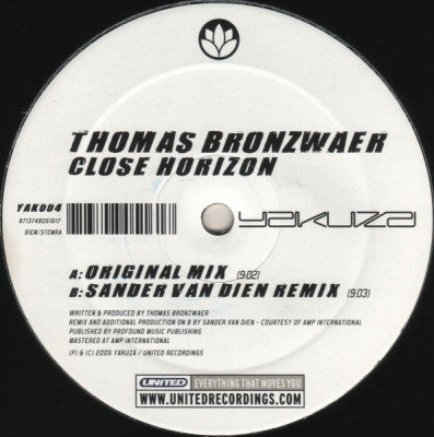 THOMAS BRONZWAER - Close Horizon