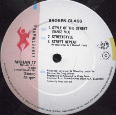 BROKEN GLASS - Style Of The Street