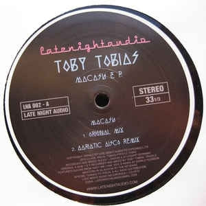 TOBY TOBIAS - Macasu E.P.
