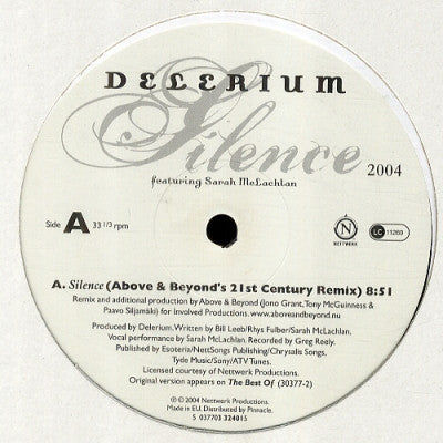 DELERIUM FEATURING SARAH MCLACHLAN  - Silence 2004
