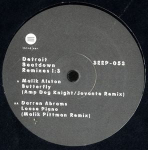 MALIK ALSTON / DARREN ABRAMS - Detroit Beatdown Remixes 1:3
