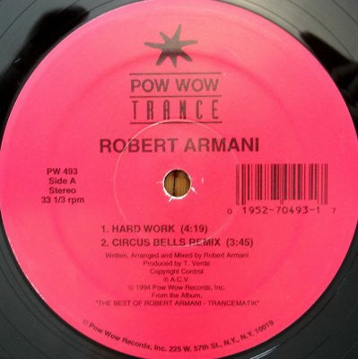 ROBERT ARMANI - Hard Work / Circus Bells (remix) / Watch It Remix / Ambulance Two