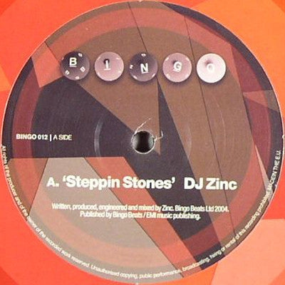 DJ ZINC - Steppin Stones / South Pacific