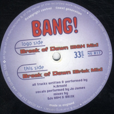 BANG! - Break Of Dawn (Remixes)