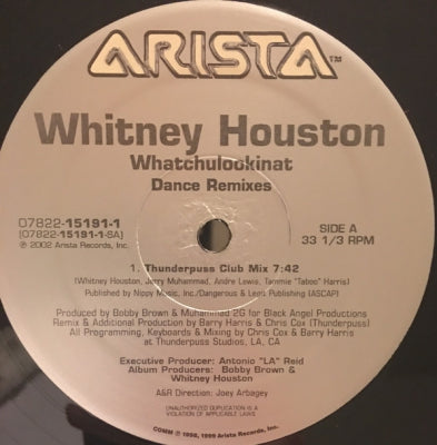 WHITNEY HOUSTON - Whatchulookinat