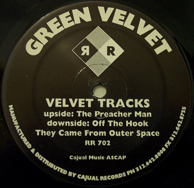 GREEN VELVET - Velvet Tracks Feat: The Preacher Man / Off The Hook / They Came From Outer Space