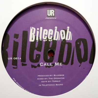 BILEEBOB - Call Me / Get A Phone