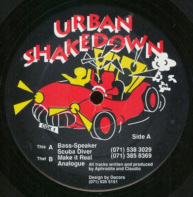 URBAN SHAKEDOWN - Bass-Speaker / Scuba Diver / Make It Real / Analogue