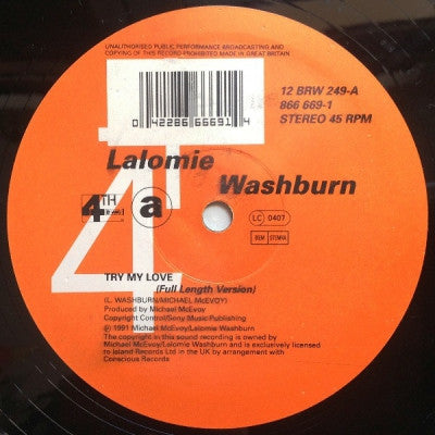 LALOMIE WASHBURN - Try My Love