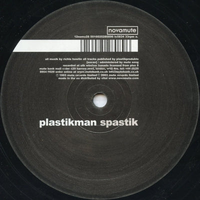 PLASTIKMAN - Spastik / Helicopter / Gak