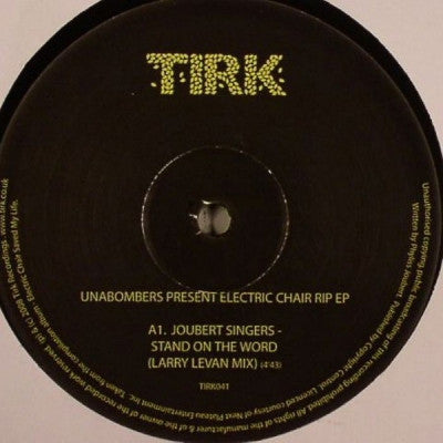 VARIOUS - Unabombers Present Electric Chair RIP EP