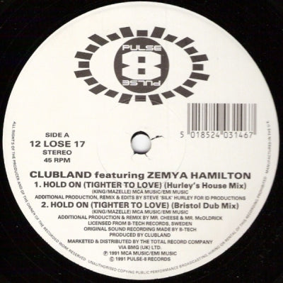 CLUBLAND - Hold On (Tighter To Love)