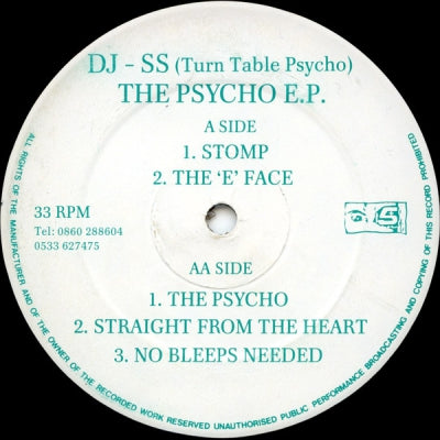 DJ SS - The Psycho E.P.
