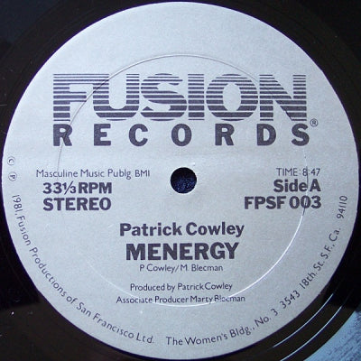 PATRICK COWLEY - Menergy
