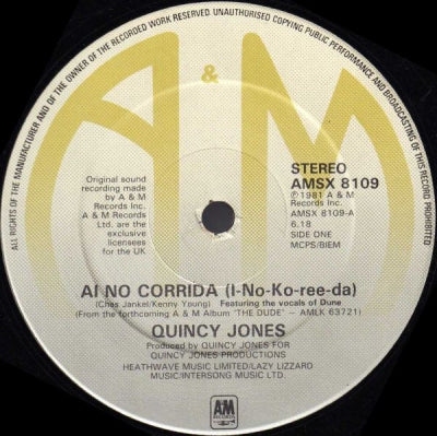 QUINCY JONES - Ai No Corrida