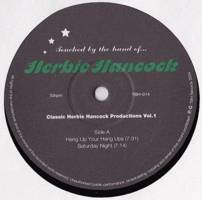 HERBIE HANCOCK - Classic Herbie Hancock Productions Vol. 1