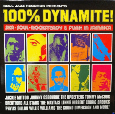 VARIOUS ARTISTS - 100% Dynamite (Ska, Soul, Rocksteady & Funk In Jamaica).