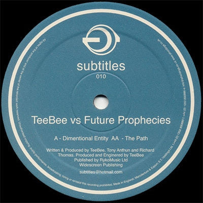 TEEBEE VS FUTURE PROPHECIES - Dimentional Entity / The Path