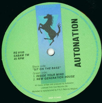 AUTOMATION - Sit On The Bass / Inside Your Mind / New Generation House