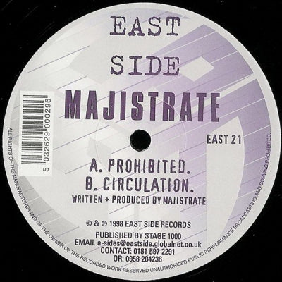 MAJISTRATE - Prohibted / Circulation