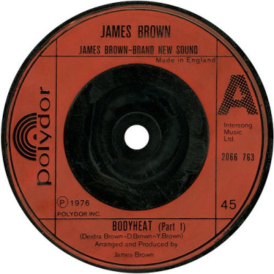 JAMES BROWN - Bodyheat Pt 1 & Pt 2.