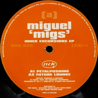 MIGUEL MIGS - Inner Excursions EP