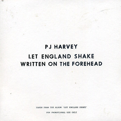 PJ HARVEY - Let England Shake / Written On The Forehead