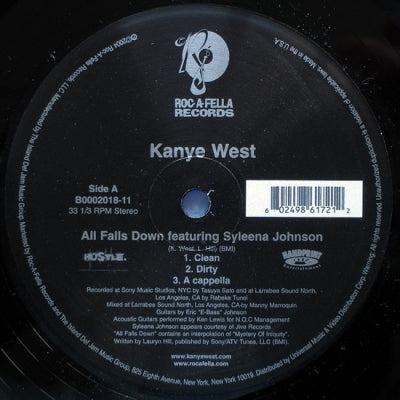 KANYE WEST - All Falls Down / Heavy Hitters (Featuring Syleena Johnson, Common & Talib Kweli).