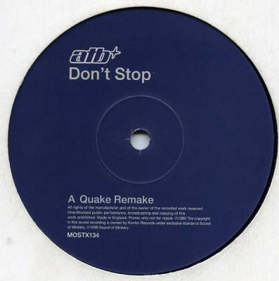 ATB - Don't Stop Remixes