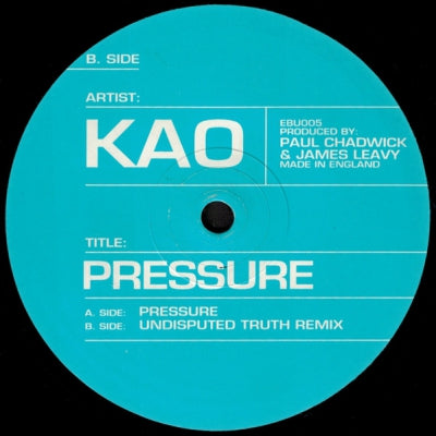 KAO - Pressure (Undisputed Truth Remix)