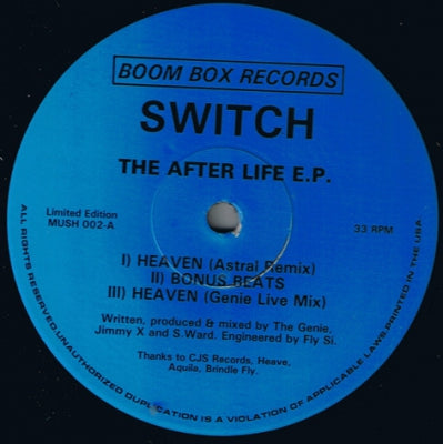 SWITCH - The After Life E.P.