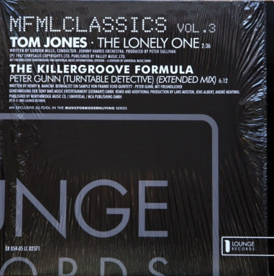 TOM JONES & THE KILLERGROOVE FORMULA - MFML Classics Vol. 3