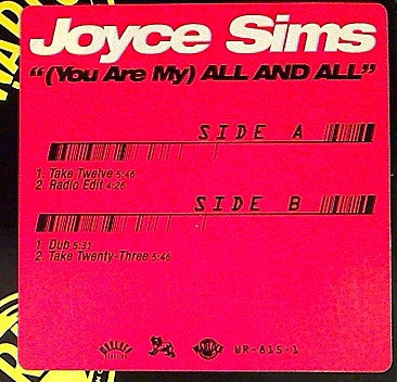 JOYCE SIMS - (You Are My) All And All