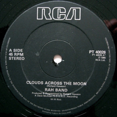 RAH BAND - Clouds Across The Moon