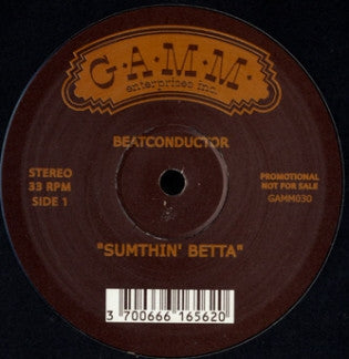 BEATCONDUCTOR - Sumthin' Betta / Kumbara