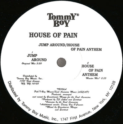 HOUSE OF PAIN - Jump Around / House Of Pain Anthem