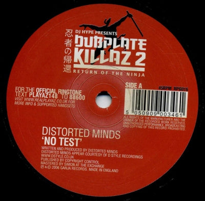 DISTORTED MINDS - No Test / Old Times