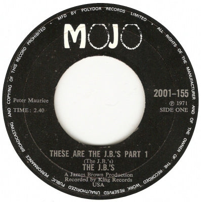 THE J.B.'S - These Are The J.B.'s