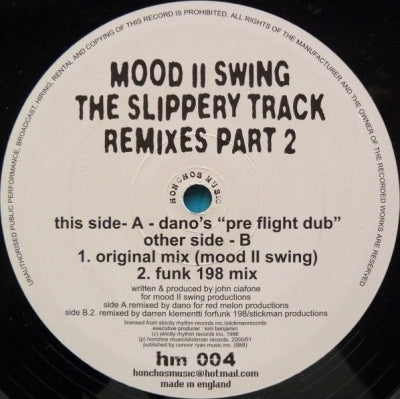 MOOD II SWING - Slippery Track Remixes Part Two