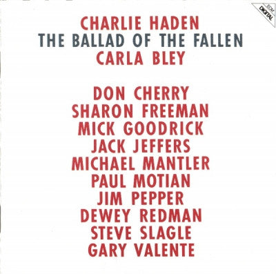 CHARLIE HADEN / CARLA BLEY - The Ballad Of The Fallen