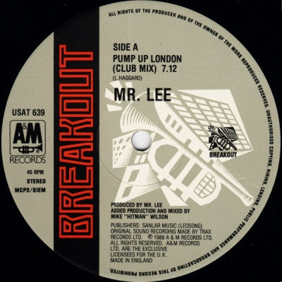 MR. LEE - Pump Up London