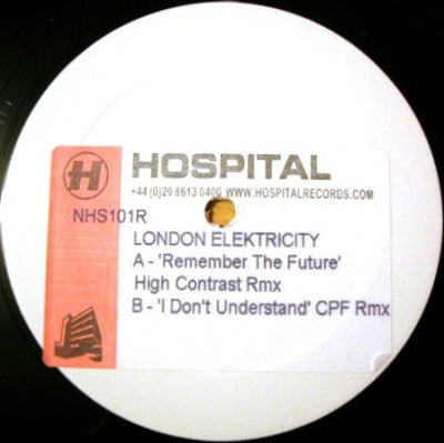 LONDON ELECTRICITY - Remember The Future (High Contrast Rmx) / I Don't Understand (CPF Rmx)