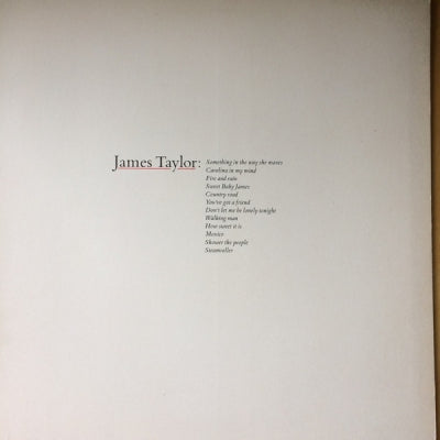 JAMES TAYLOR - James Taylor's Greatest Hits