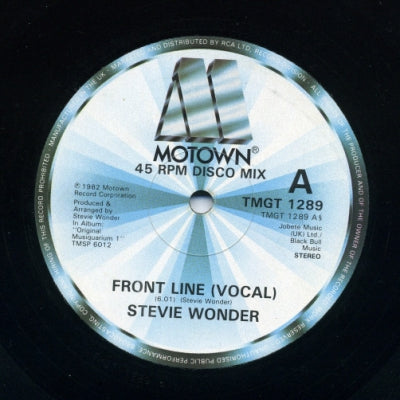 STEVIE WONDER - Front Line (Vocal & Instrumental)