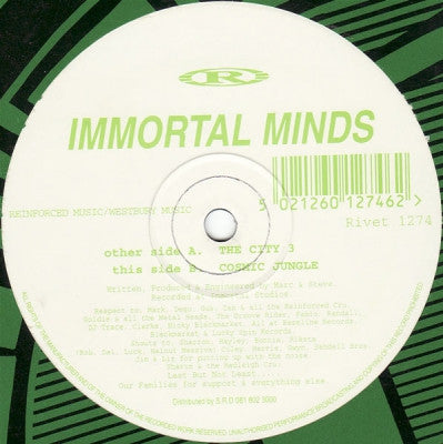 IMMORTAL MINDS - The City 3 / Cosmic Jungle