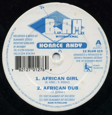 HORACE ANDY - African Girl